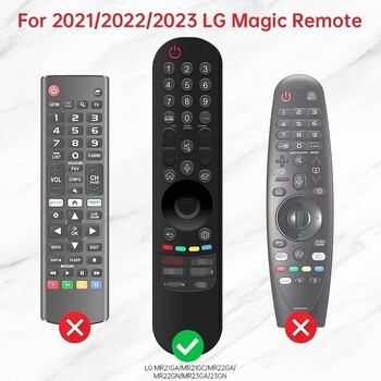 Калъф за дистанционно управление за LG MR21GA MR23GN 22 MR24GA OLED Smart TV Magic MR22GN AKB76039902 Силиконов защитен капак Dropshopping