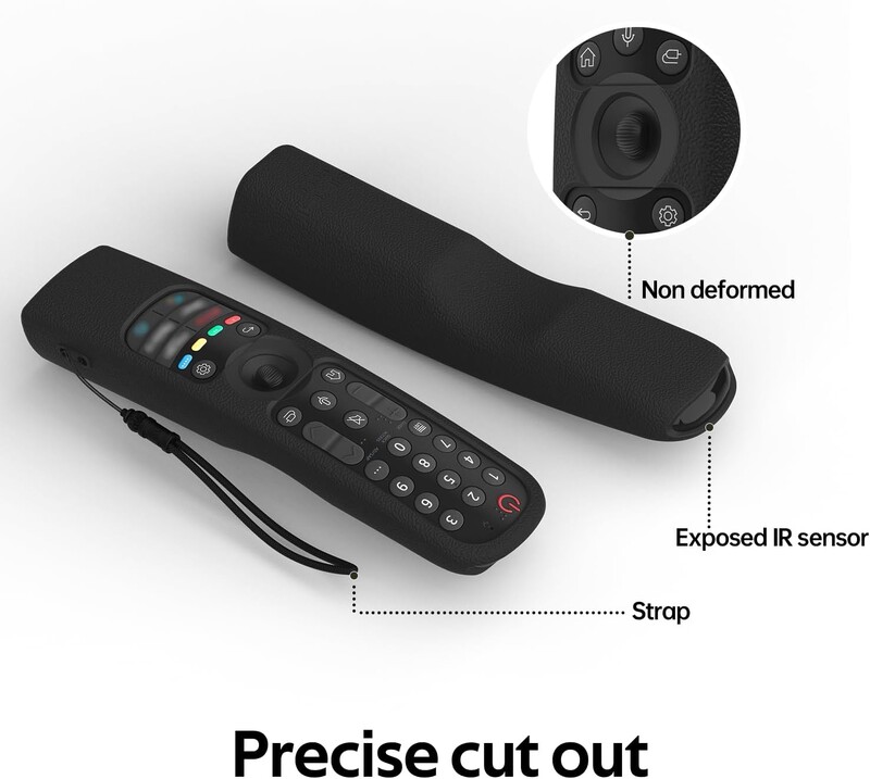 Kaugjuhtimispuldi ümbris LG MR21GA MR23GN 22 MR24GA OLED Smart TV Magic MR22GN AKB76039902 silikoonist kaitsekaane jaoks Dropshopping