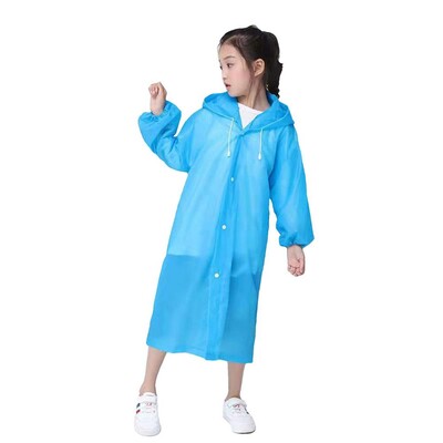 Vodootporna kišna kabanica za djecu i odrasle za višekratnu upotrebu EVA kišni pončo za djecu Djevojke Žene Prozirno prozirno kišno odijelo za studente