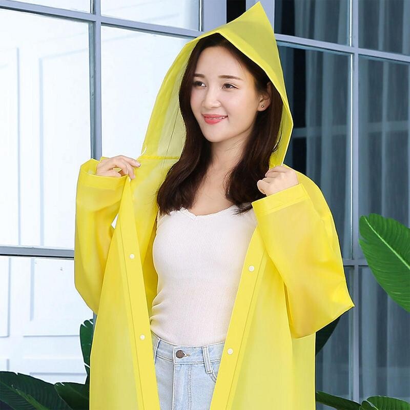 Vodootporna kišna kabanica za djecu i odrasle za višekratnu upotrebu EVA kišni pončo za djecu Djevojke Žene Prozirno prozirno kišno odijelo za studente