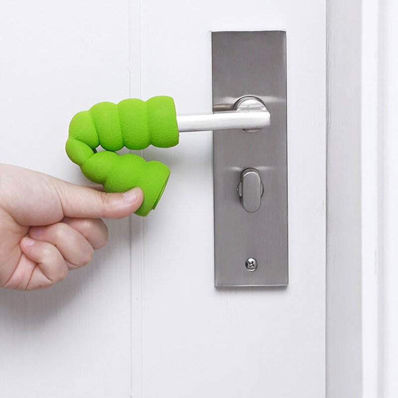 Πώμα χειρολαβής πόρτας 1 τεμ. μαλακό καουτσούκ, στρογγυλό πόμολο πόρτας, κάλυμμα αφρού Προστατευτικό επίπλων παιδικό προστατευτικό ασφαλείας Χωρίς στατικά