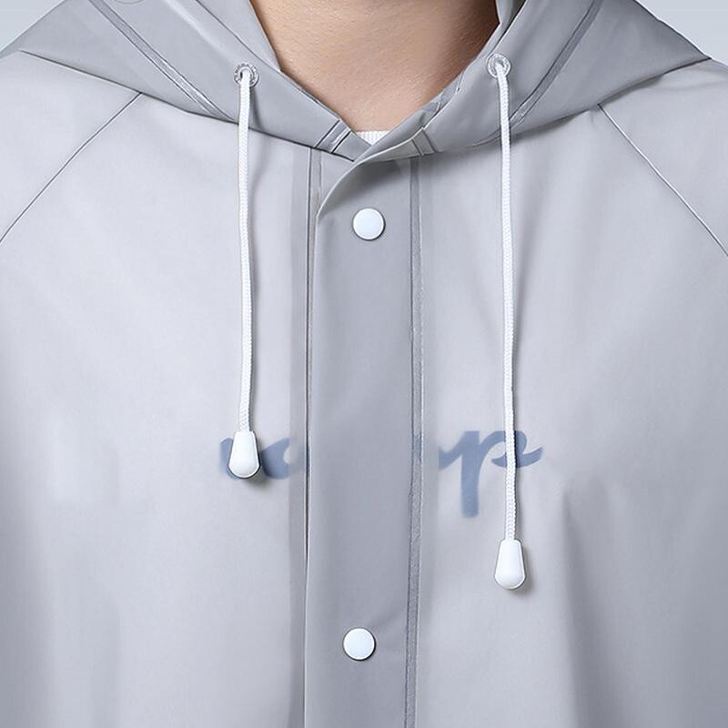 Μακριά αδιάβροχα για ενήλικες EVA αδιάβροχο αδιάβροχο παλτό ανδρών Γυναικείο ταξίδι με κουκούλα Port Rain Poncho για ψάρεμα