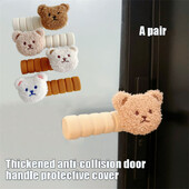 Bear Door Handle Cover Anti Bump and Anti Static Cute Door Protector Door Protector Decoration of Furniture