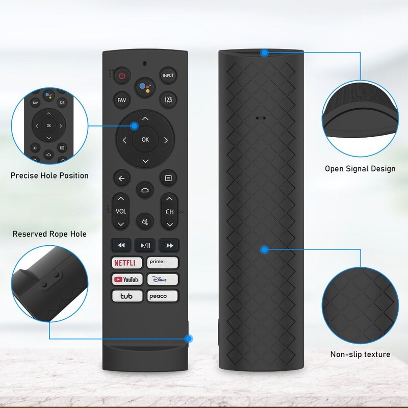 Husă din silicon pentru telecomandă TV, lavabilă, antișoc, carcasă de protecție moale de uz casnic pentru Hisense ERF3F80H ZDB1210320
