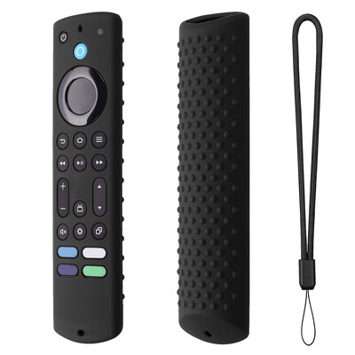 Kaugkattega kaitseümbris, silikoonist ümbris, kaitseümbris, mis sobib uue Amazon Fire TV Stick 4K Max 2023 RC jaoks