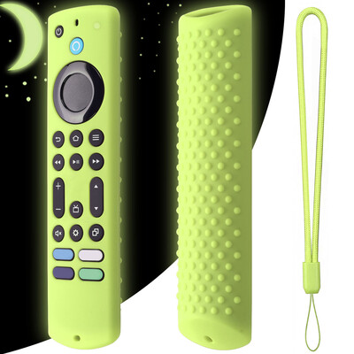 Kaugkattega kaitseümbris, silikoonist ümbris, kaitseümbris, mis sobib uue Amazon Fire TV Stick 4K Max 2023 RC jaoks