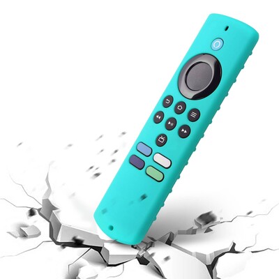Θήκη σιλικόνης για Fire TV Stick Lite 4k 2021 Τηλεχειριστήριο Αντιολισθητικό αντιολισθητικό κάλυμμα προστασίας από τη σκόνη