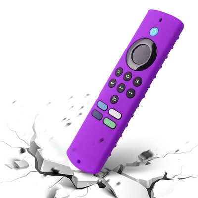 Θήκη σιλικόνης για Fire TV Stick Lite 4k 2021 Τηλεχειριστήριο Αντιολισθητικό αντιολισθητικό κάλυμμα προστασίας από τη σκόνη