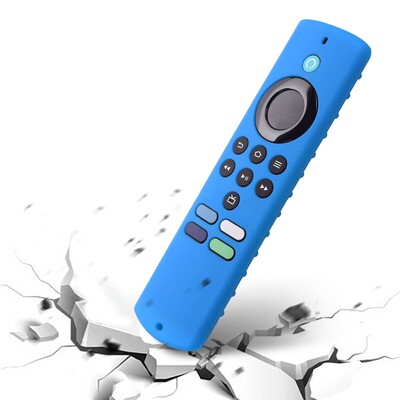 Θήκη σιλικόνης για Fire TV Stick Lite 4k 2021 Τηλεχειριστήριο Αντιολισθητικό αντιολισθητικό κάλυμμα προστασίας από τη σκόνη