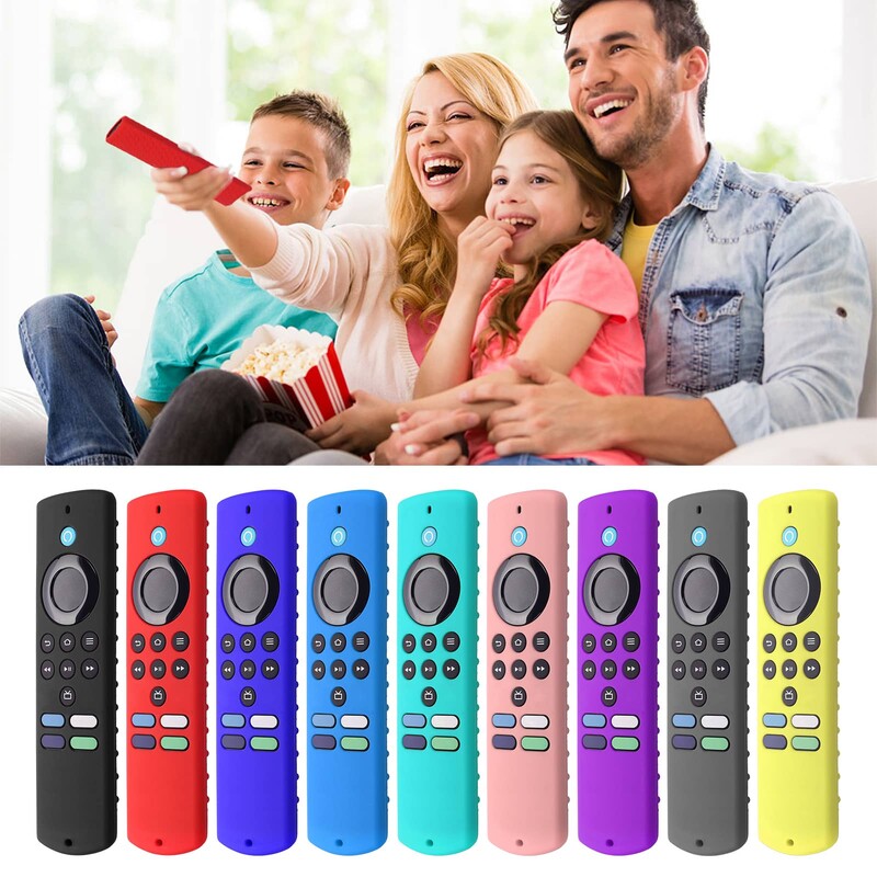 Θήκη σιλικόνης για Fire TV Stick Lite 4k 2021 Τηλεχειριστήριο Αντιολισθητικό αντιολισθητικό κάλυμμα προστασίας από τη σκόνη