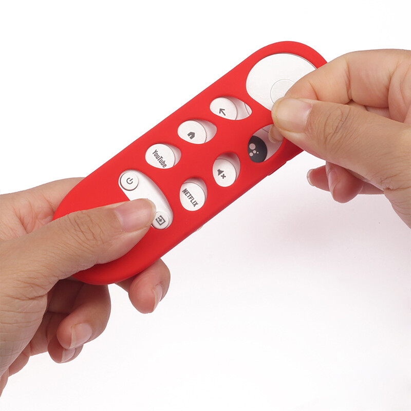 Αντιολισθητική θήκη σιλικόνης για προστατευτικό κάλυμμα τηλεχειριστηρίου Chromecast για φωνητικό τηλεχειριστήριο Google TV 2020