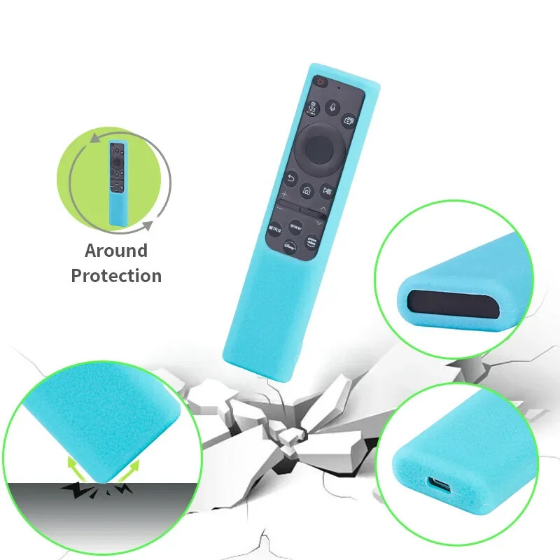 Προστατευτική θήκη σιλικόνης για 2022 Samsung Solar Remote Control BN59 BN68 Smart TV Κάλυμμα αντικραδασμικό μανίκι για TM-1990C 2180