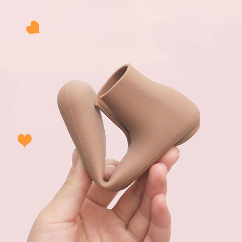 13,5 cm nuo susidūrimo durų rankenos dangtelis Silikoninis antistatinis durų rankenos dangtis Tylus neslystantis vaikų saugos durų apsauginis dangtelis