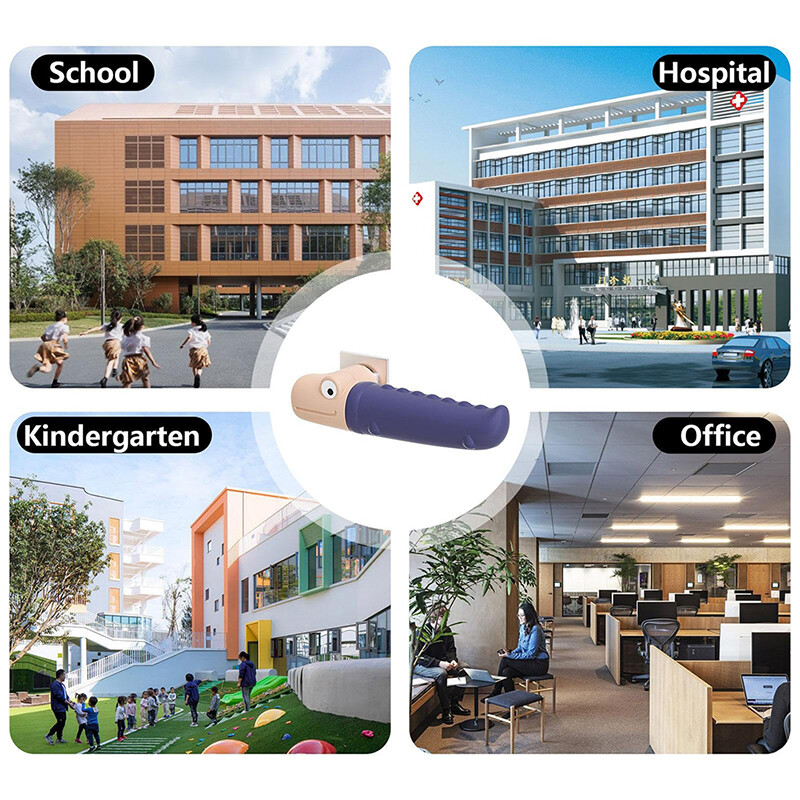 Silikoonist ruumi ukse käepideme uksenupu kate Beebi laste kokkupõrkekaitse ukse tõmbamise käepidemega kindad kaitsme kodutarvikud