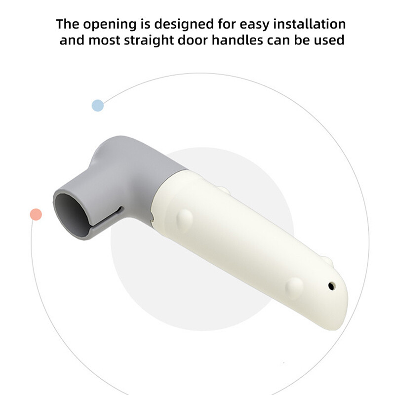 Silikoonist ruumi ukse käepideme uksenupu kate Beebi laste kokkupõrkekaitse ukse tõmbamise käepidemega kindad kaitsme kodutarvikud