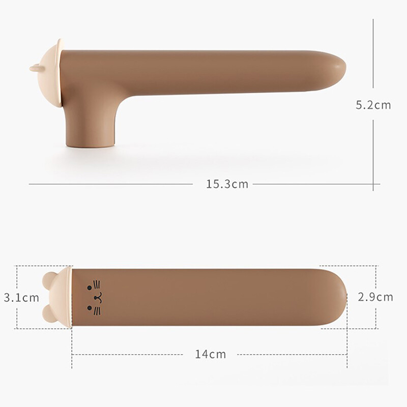 Αντισύγκρουση μαξιλαράκι σιλικόνης Λαβή πόρτας Έπιπλα κρεβατοκάμαρας Προστατευτικό κάλυμμα Παράθυρο Ψυχρό Οικιακό