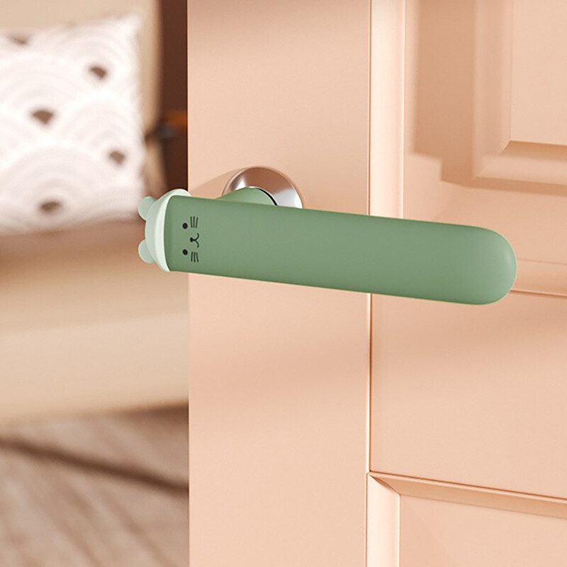 Αντισύγκρουση μαξιλαράκι σιλικόνης Λαβή πόρτας Έπιπλα κρεβατοκάμαρας Προστατευτικό κάλυμμα Παράθυρο Ψυχρό Οικιακό