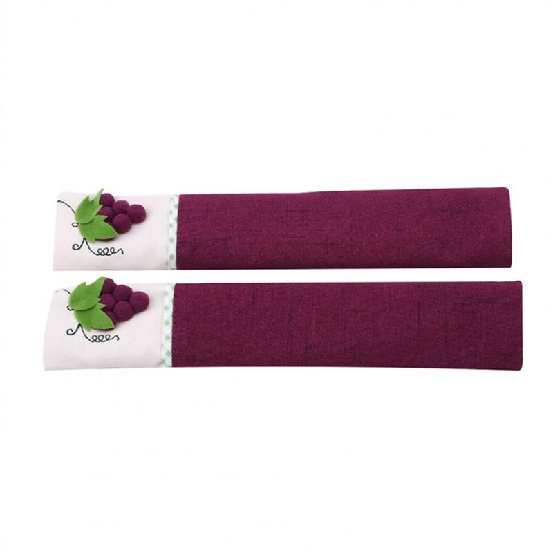 Κάλυμμα λαβής ψυγείου Υφασμάτινο κάλυμμα λαβής ψυγείου Γάντια πόμολο πόρτας Κάλυμμα διπλής πόρτας ψυγείου Αξεσουάρ Premium Fabric Ψυγείο