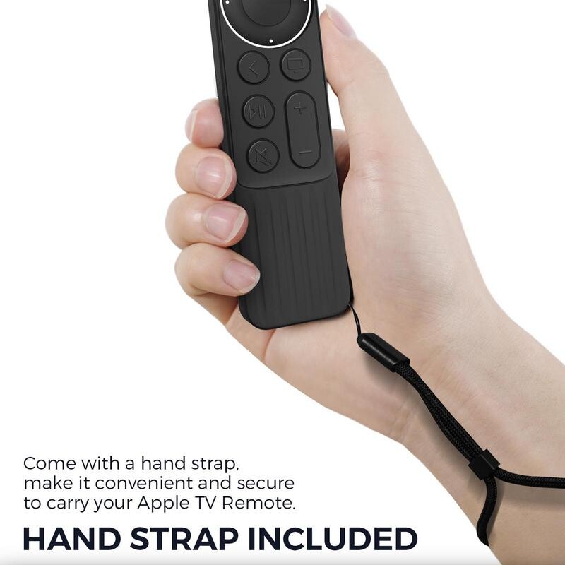 Husă de protecție din silicon Husă durabilă pentru Apple TV Dust Generation 4K Siri Telecomandă antișoc Manșon de piele
