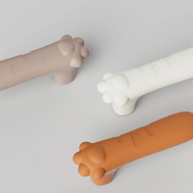 Silikoonist uksenupu kate Staatilise elektrivaba armas, vastupidav ohutus, kokkupõrkevastane käepide, varrukas Magamistoa elutuba seinakaitsekatted