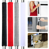 2 τεμ. Μαλακό βελούδινο ύφασμα Λαβή πόρτας ψυγείου Αντιστατική λαβή Keep Clean Κάλυμμα λαβής συσκευής κουζίνας