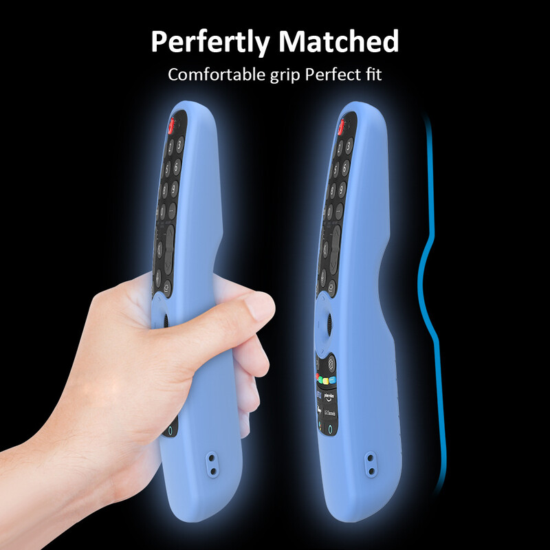 UUS silikoonist katteümbris, mida kasutatakse MR22GA 21GA MR21N MR21GC jaoks kaugjuhtimispuldi kaitsekate helendav SIKAI OLED QNED jaoks