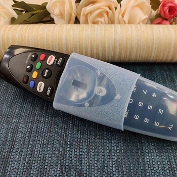 Прозрачен силиконов калъф за LG Dynamic TV Remote Control Защитен капак AN-MR600/650 Удебелен противоударен ръкав против падане