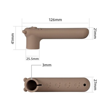 Капак на дръжката на вратата против сблъсък Антистатичен противоплъзгащ се Детски предпазен протектор за дръжка на врата Безшумен силиконов капак за дръжка на врата Начало