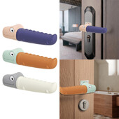 Silikoonist uksekäepideme kaitseümbris Kokkupõrkevastane uksekäepideme padi Beebi ohutuskaitse Müravabad uksekäepideme kindad