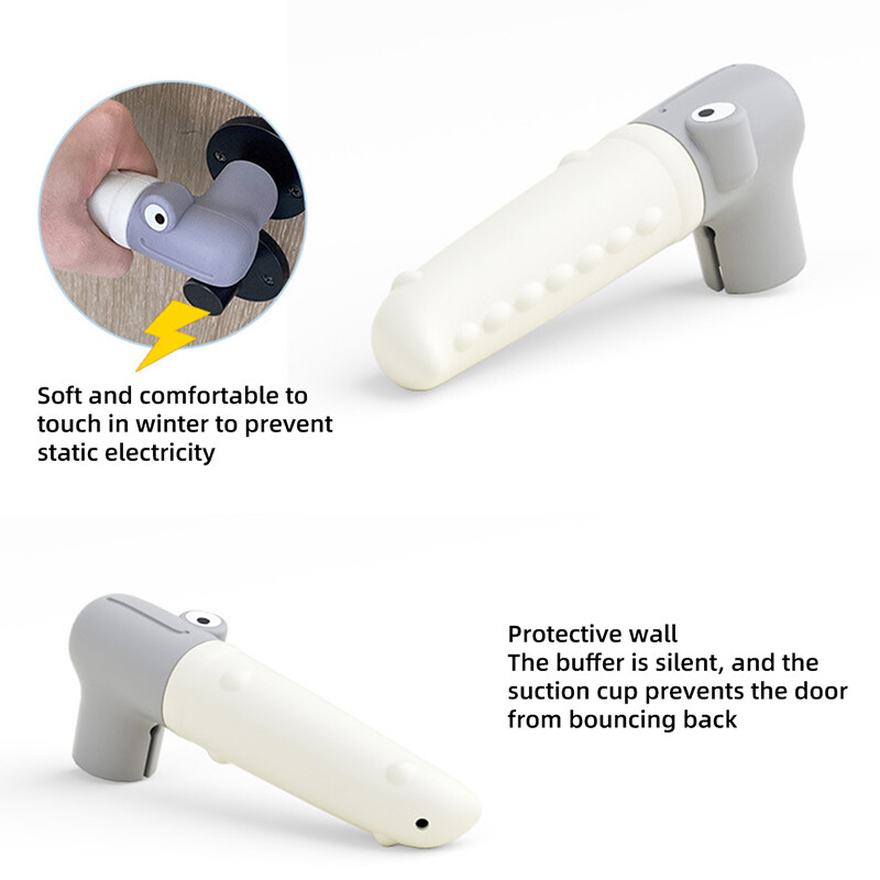 Silikoonist uksekäepideme kaitseümbris Kokkupõrkevastane uksekäepideme padi Beebi ohutuskaitse Müravabad uksekäepideme kindad