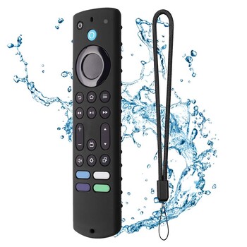 За 2023 Amazon Fire TV Stick 4k Max Дистанционно управление Силиконов удароустойчив резервен калъф Удароустойчива обвивка с ремък