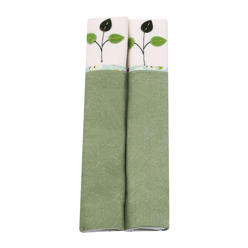 Medvilninis šaldytuvo durelių rankenos dangtis Virtuvės prietaisas Dekoras Šaldytuvas Orkaitė Antiiski apsauga Dviejų durų šaldytuvo durų rankenos dangtis