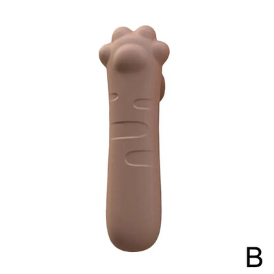 1 vnt. durelių rankenos dangtelis mielas, silikoninės rankenėlės apsauga, durų rankenos dangtelis, antistatinė apsauga, apsauga nuo susidūrimo, sauga vaikams K5U3