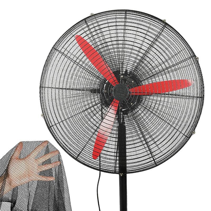 Ηλεκτρικό κάλυμμα ανεμιστήρα Προστατευτικό δακτύλων με προστασία από τη σκόνη Στρογγυλό κάλυμμα διχτυωτού ανεμιστήρα κατά του τσιμπήματος χεριών Μεγάλο κάλυμμα διχτυού για ανεμιστήρα βάθρου