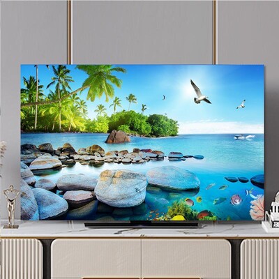 Naujas televizoriaus gaubtas, 32–75 colių valiuta, pakabinamas LCD televizoriaus gaubtas.