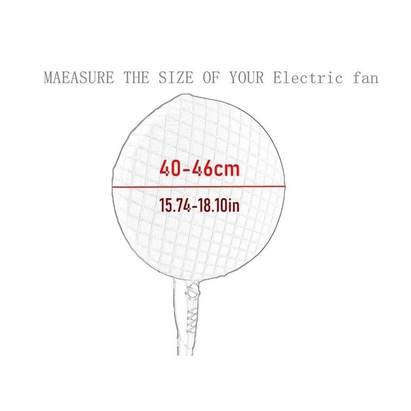Polüester elastne ventilaatori tolmukate ümmargune pooleldi pakitud ventilaatori kaitseriie elastne küttekeha kate majapidamises hoiuruumi võrgu kate