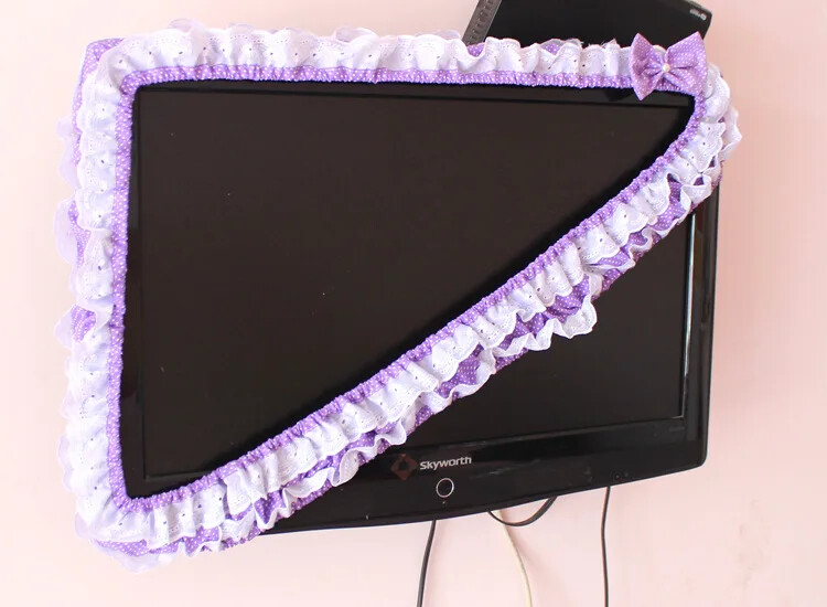 24-48 INCHES televizoriaus dangtelis nuo dulkių Kompiuterio monitoriaus apsaugos lazdelė, ant sienos montuojamas stalinis lenktas ekranas, minkštas audinys