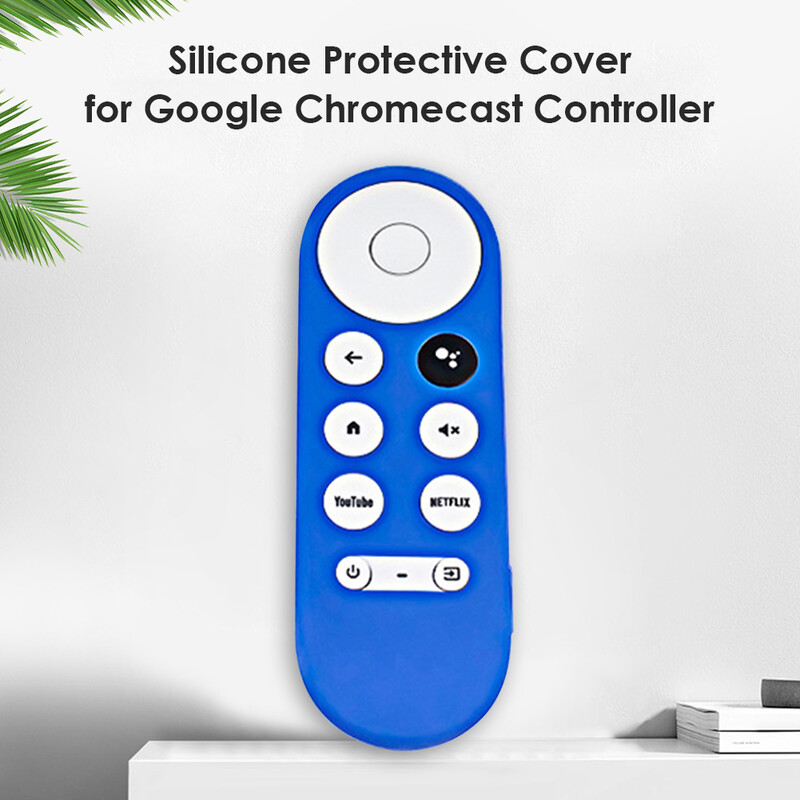 Silikoonümbris Chromecasti jaoks Google TV 2020 Voice Remote põrutuskindel kaitsekate 2020 Chromecast Voice Remote jaoks