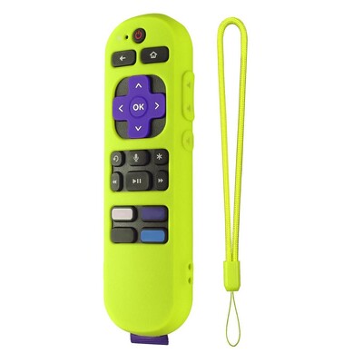 Κάλυμμα τηλεχειριστηρίου ROKUTV Λαστιχένια θήκη σιλικόνης για RokuExpress 4K+ Streaming Stick TV Τηλεχειριστήριο Shell Remote Protective Sleeve