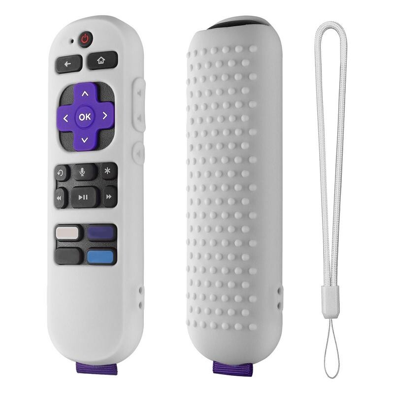 Κάλυμμα τηλεχειριστηρίου ROKUTV Λαστιχένια θήκη σιλικόνης για RokuExpress 4K+ Streaming Stick TV Τηλεχειριστήριο Shell Remote Protective Sleeve