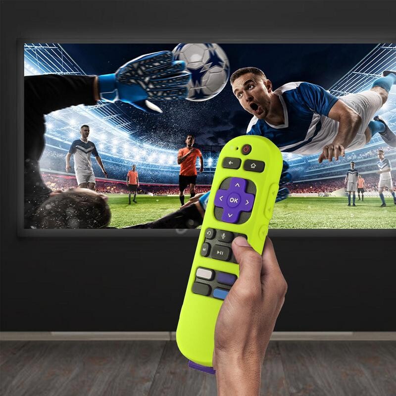 Κάλυμμα τηλεχειριστηρίου ROKUTV Λαστιχένια θήκη σιλικόνης για RokuExpress 4K+ Streaming Stick TV Τηλεχειριστήριο Shell Remote Protective Sleeve