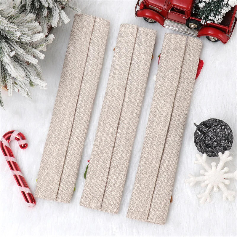 Κάλυμμα λαβής πόρτας ψυγείου κουζίνας Προστατευτικό λινό Κέντημα Κάλυμμα λαβής πόρτας σπιτιού Χριστουγεννιάτικη διακόσμηση Αξεσουάρ εργαλείων σπιτιού
