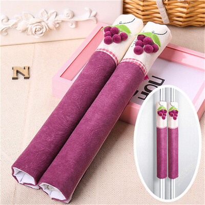 2 vnt. šaldytuvo durelių rankenos dangteliai šaldytuvas su dvigubomis durelėmis, šilta rankena, neslysta, pirštinės, virtuvės namų dekoravimo elementai