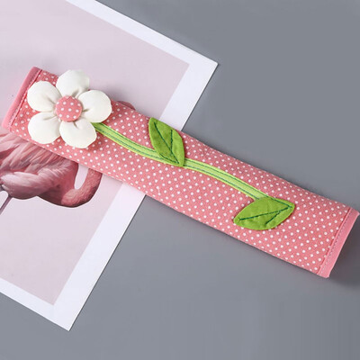 Audinio rankenos dangtelis durelių šaldytuvo rankenėlės dangtis Medvilninis šaldytuvo rankenos pirštinės Durų rankenos apsauginis dangtelis 1 vnt