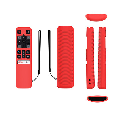 Αντιολισθητικό κάλυμμα τηλεχειριστηρίου τηλεόρασης σιλικόνης Αντιολισθητικό προστατευτικό περίβλημα αντικραδασμικής θήκης για TCL RC802V FMR1 FNR1