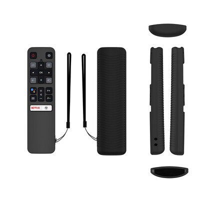 Αντιολισθητικό κάλυμμα τηλεχειριστηρίου τηλεόρασης σιλικόνης Αντιολισθητικό προστατευτικό περίβλημα αντικραδασμικής θήκης για TCL RC802V FMR1 FNR1