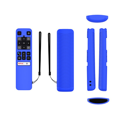 Αντιολισθητικό κάλυμμα τηλεχειριστηρίου τηλεόρασης σιλικόνης Αντιολισθητικό προστατευτικό περίβλημα αντικραδασμικής θήκης για TCL RC802V FMR1 FNR1