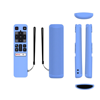 Αντιολισθητικό κάλυμμα τηλεχειριστηρίου τηλεόρασης σιλικόνης Αντιολισθητικό προστατευτικό περίβλημα αντικραδασμικής θήκης για TCL RC802V FMR1 FNR1