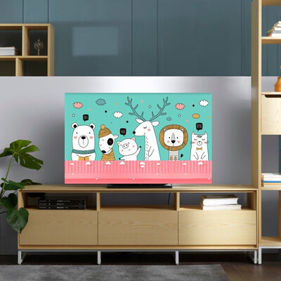 Naujas madingas televizoriaus dangtelis, atsparus dulkėms, buitinis 38/42/46/50/55/60 colių pakabinamas batas Netinka LCD televizoriui. Paprastas televizoriaus dangtelis nuo dulkių