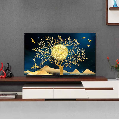 Naujas madingas televizoriaus dangtelis, atsparus dulkėms, buitinis 38/42/46/50/55/60 colių pakabinamas batas Netinka LCD televizoriui. Paprastas televizoriaus dangtelis nuo dulkių